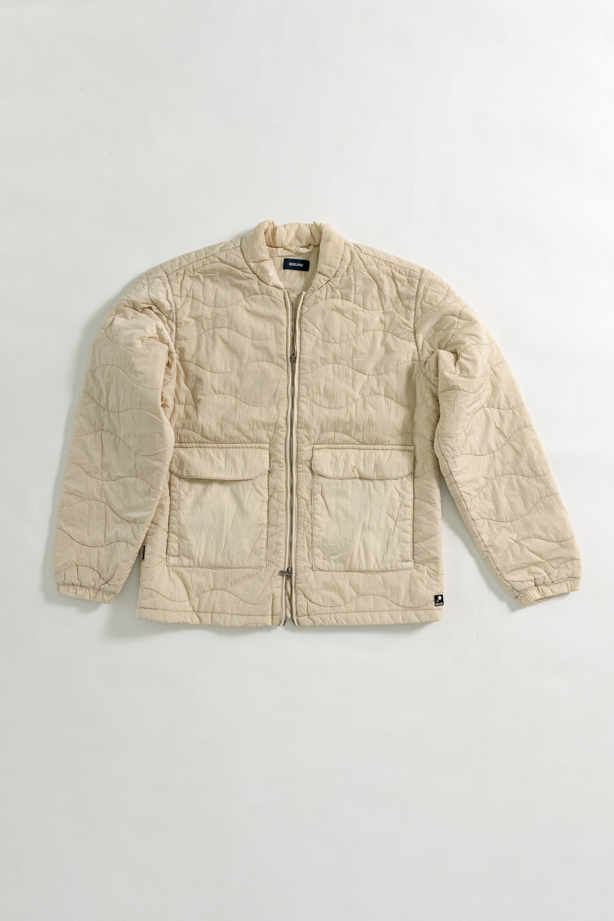 MAKIRA S - WAVE QUILTED POLYPAD LONG BOMBER