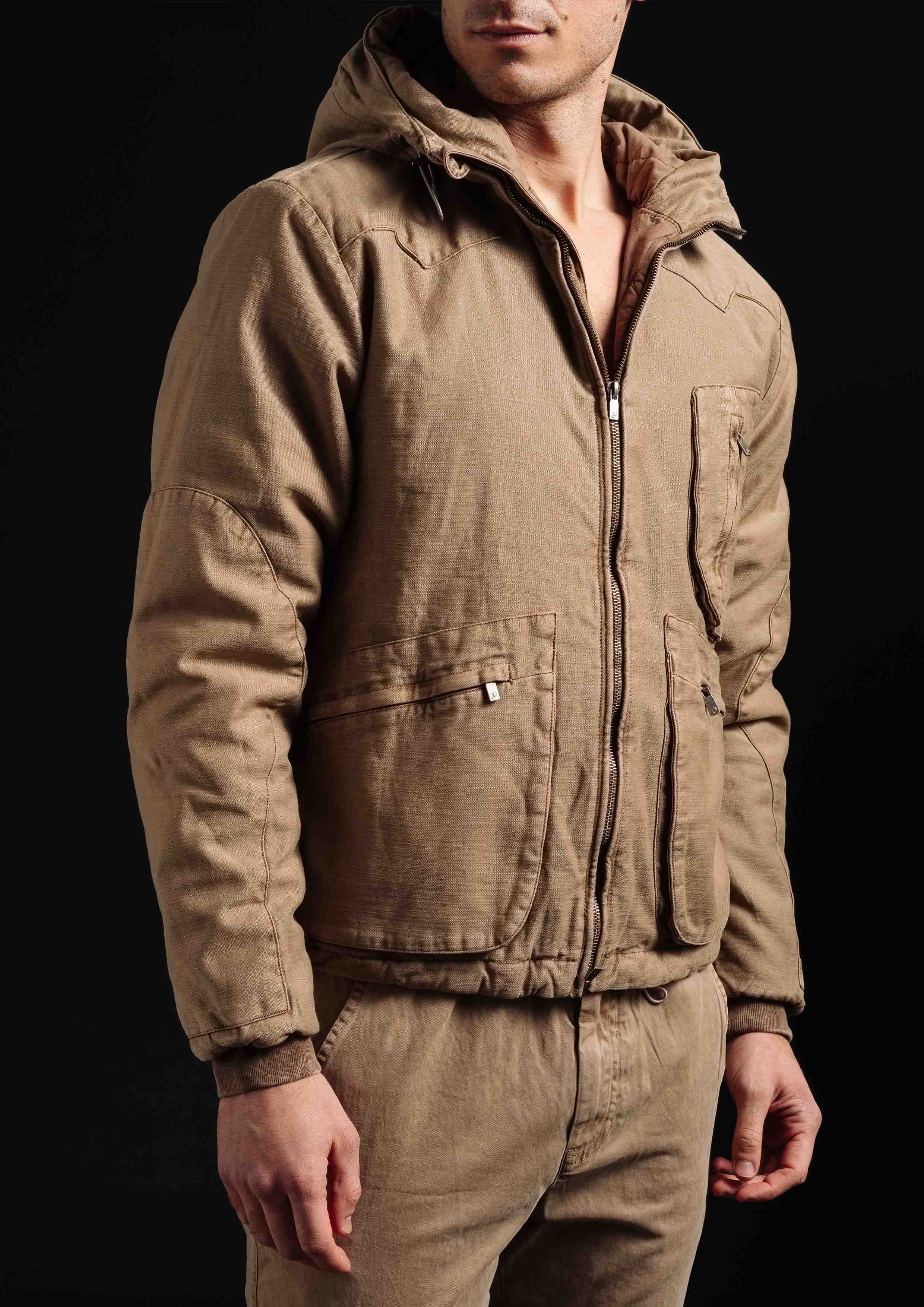 TAKUTEA M - PADDED HUNTER PARKA JACKET