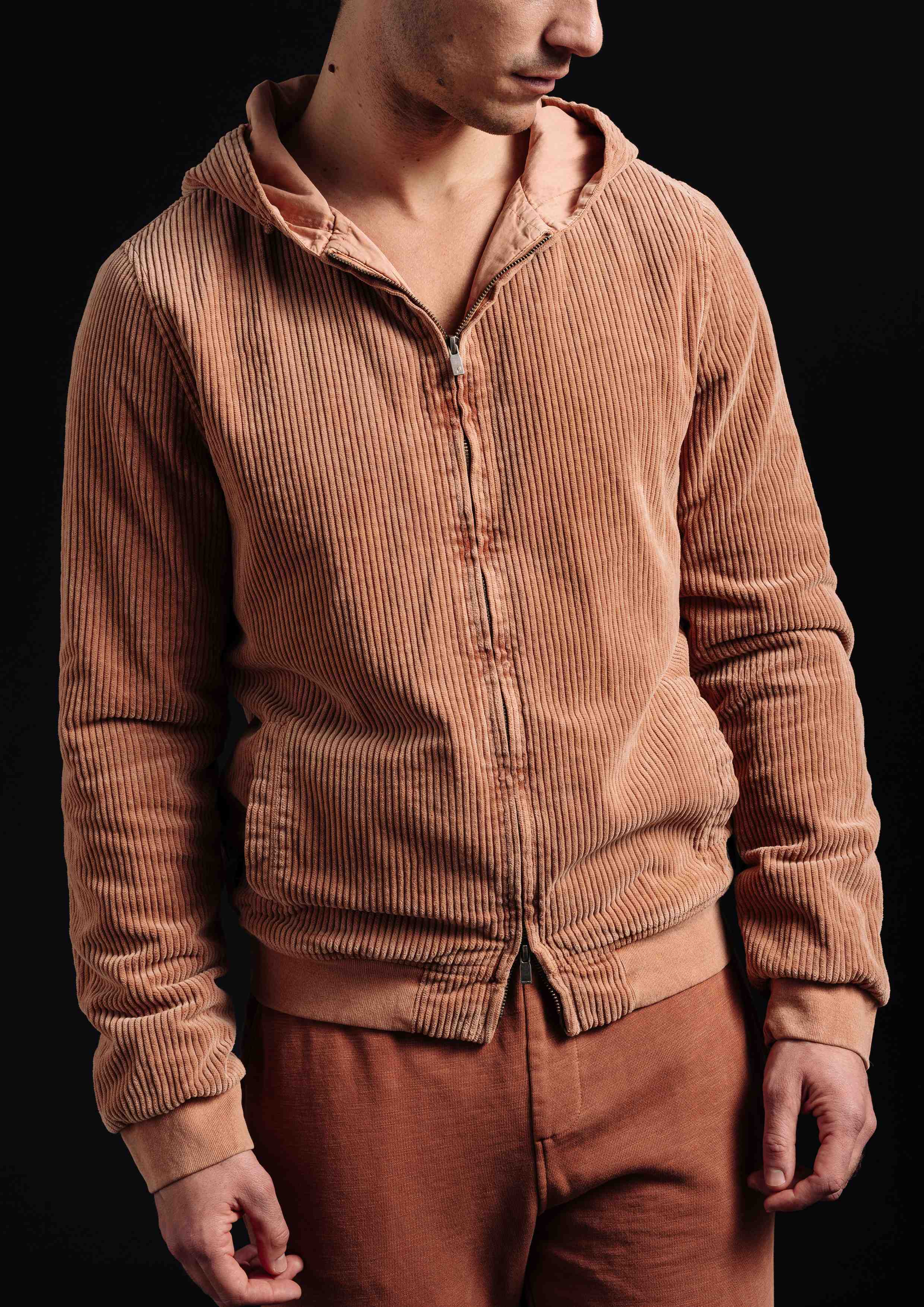 TINIAN 7W - HOODED PADDED ZIPPED JACKET