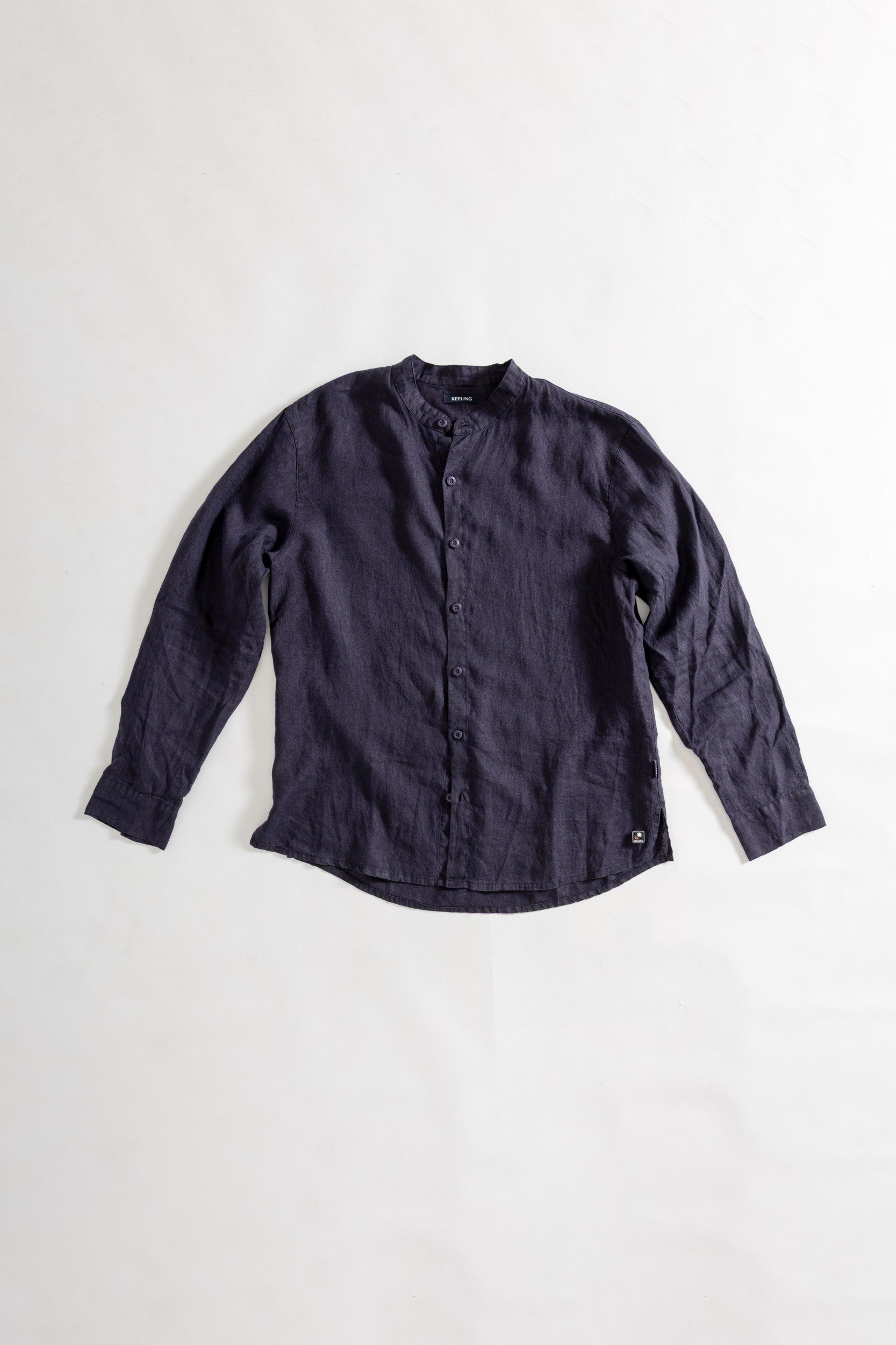 AMIRANTE L - KOREAN NECK LONG SLEEVE SHIRT