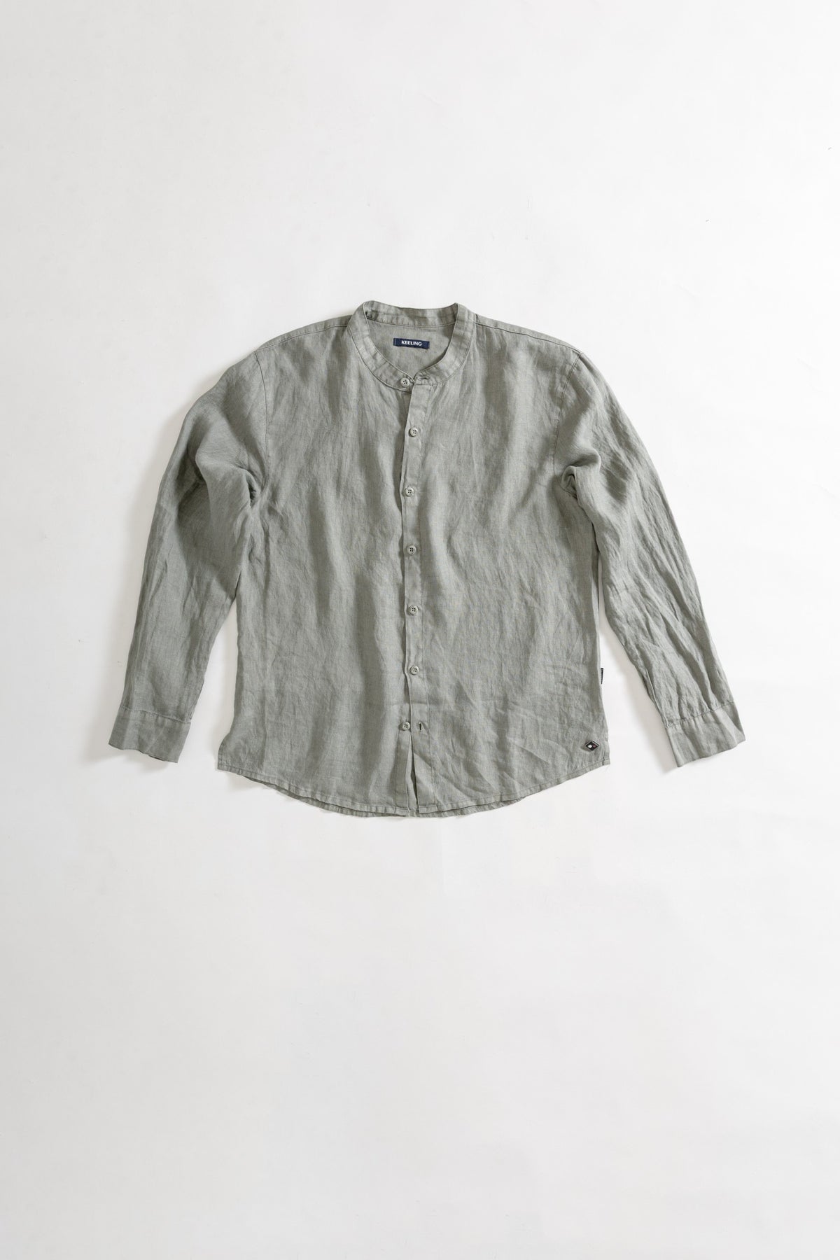 AMIRANTE L - KOREAN NECK LONG SLEEVE SHIRT