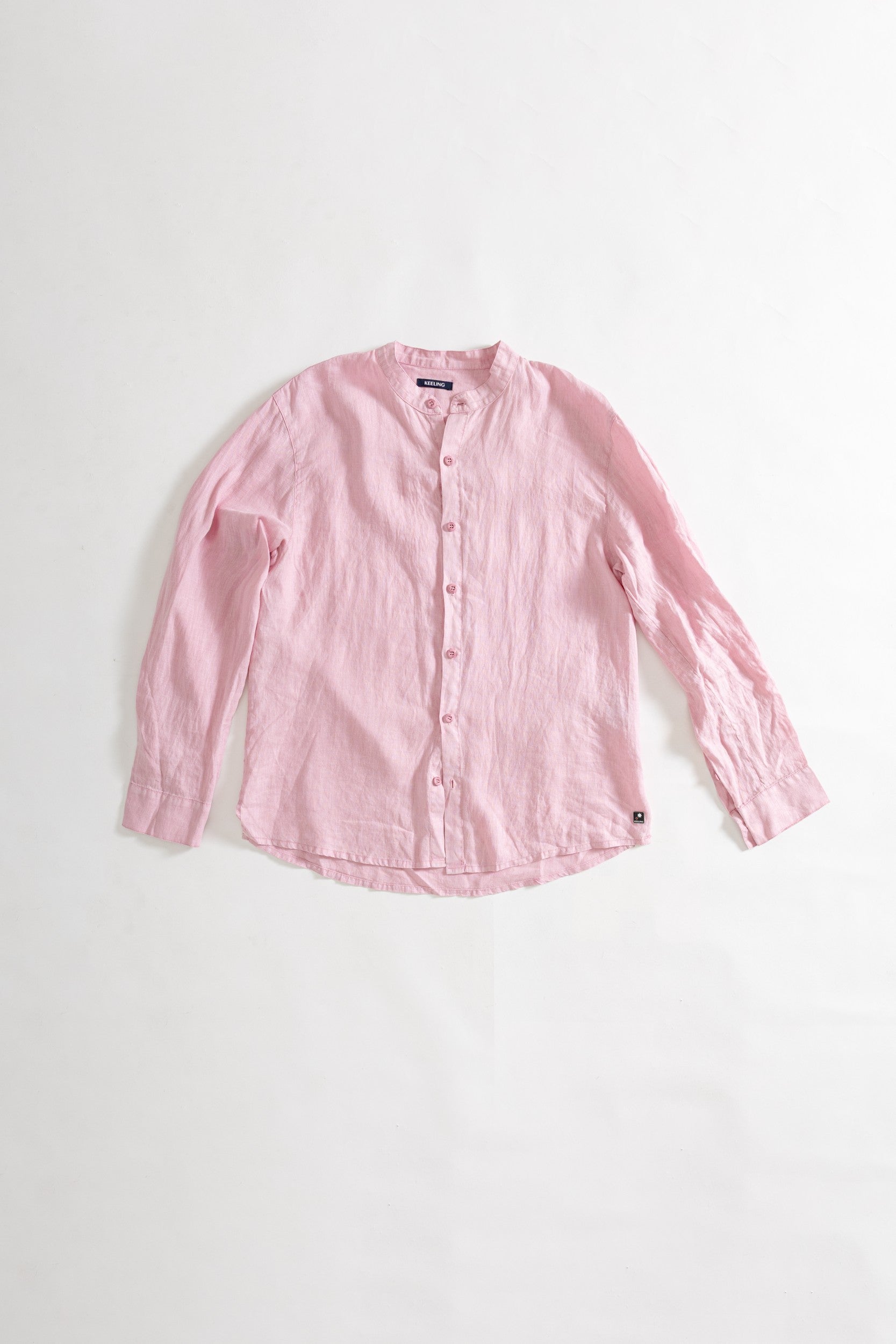 AMIRANTE L - KOREAN NECK LONG SLEEVE SHIRT