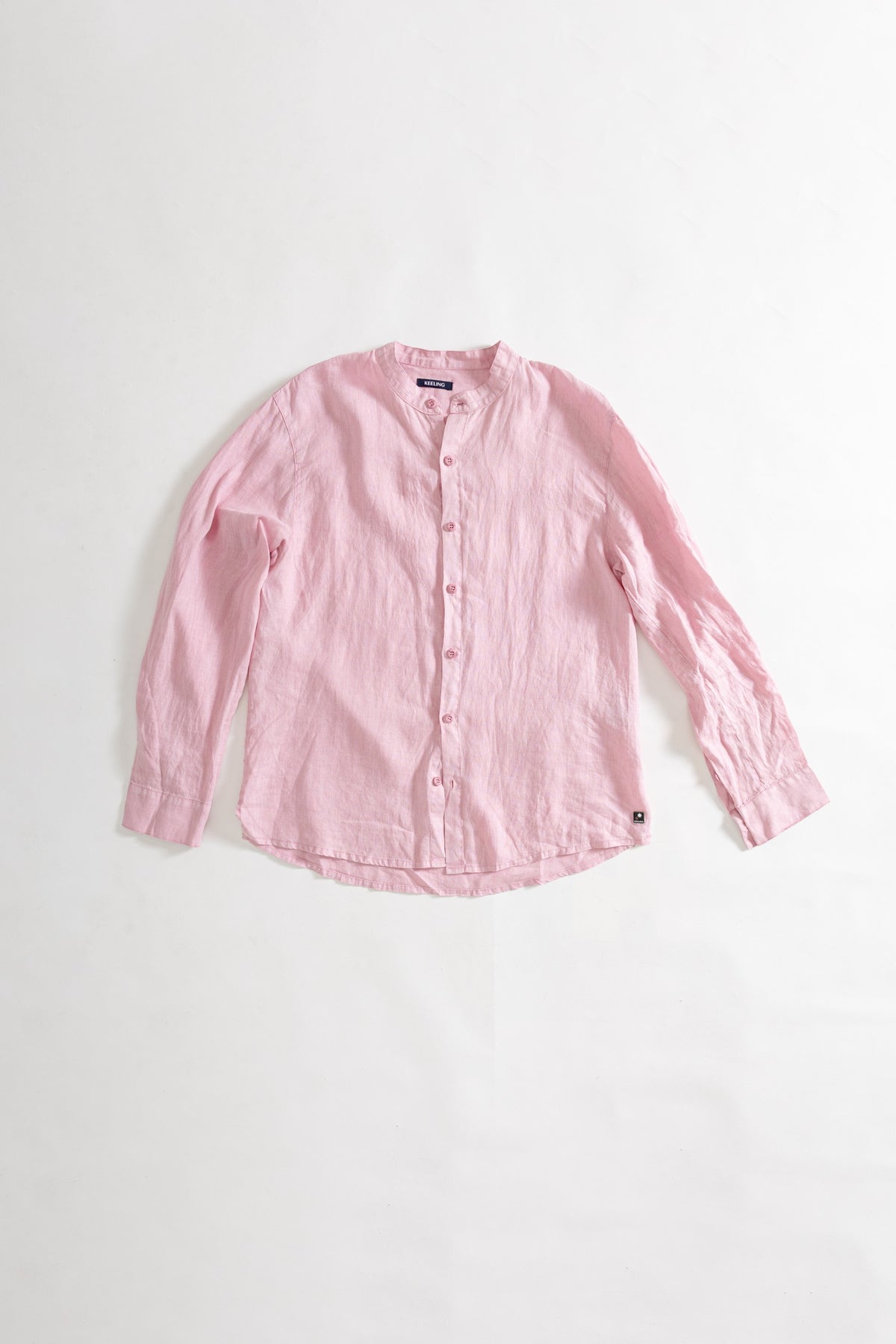 AMIRANTE L - KOREAN NECK LONG SLEEVE SHIRT