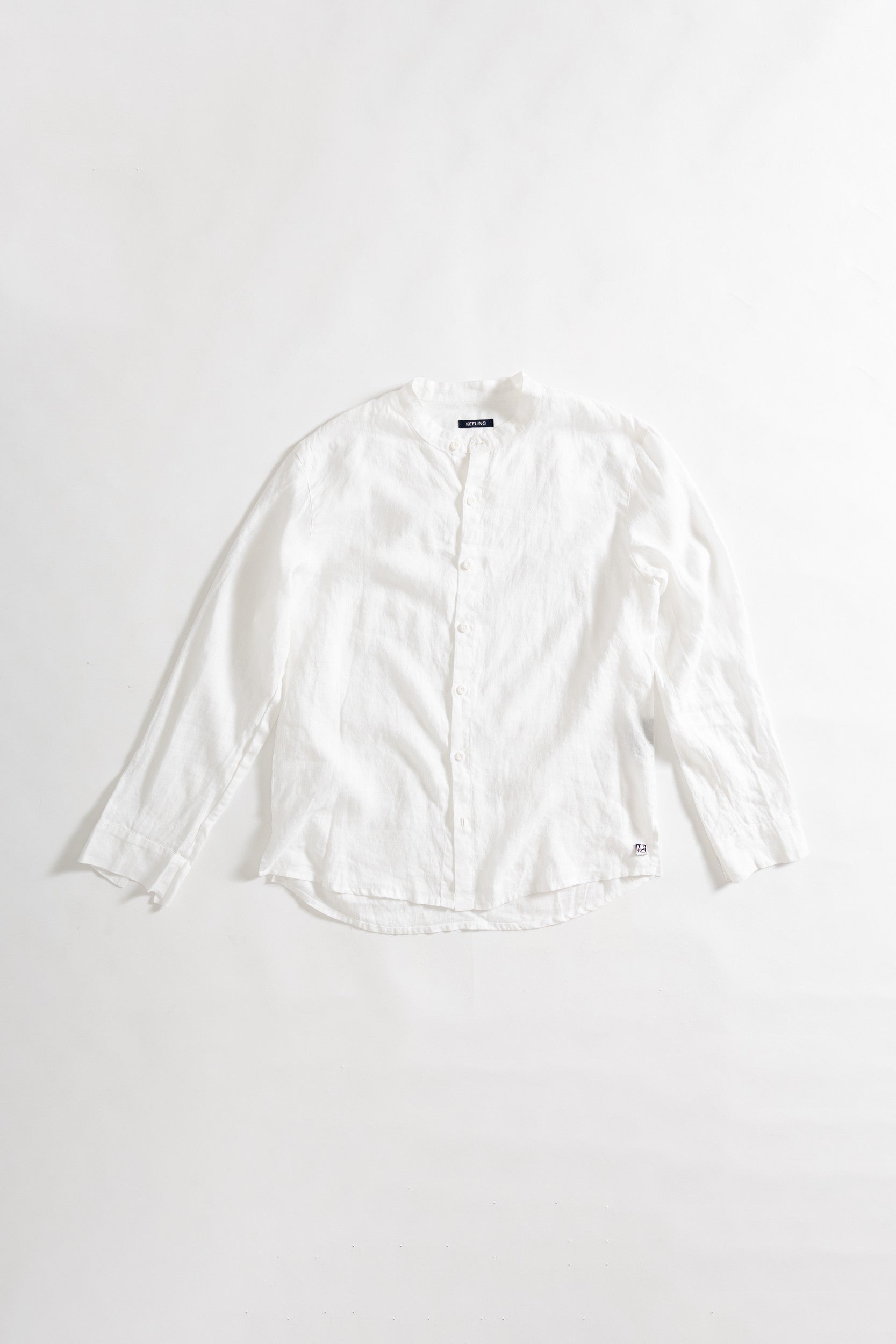 AMIRANTE L - KOREAN NECK LONG SLEEVE SHIRT