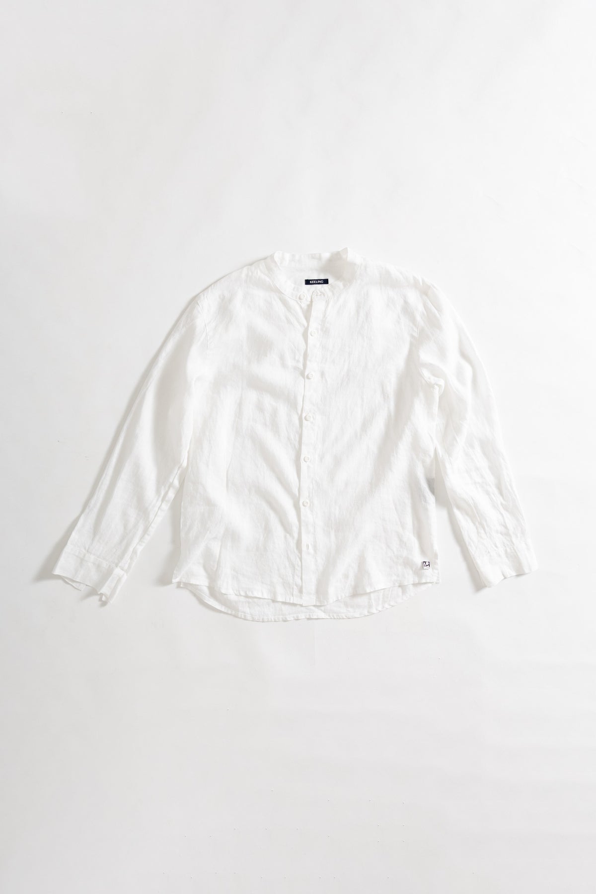 AMIRANTE L - KOREAN NECK LONG SLEEVE SHIRT