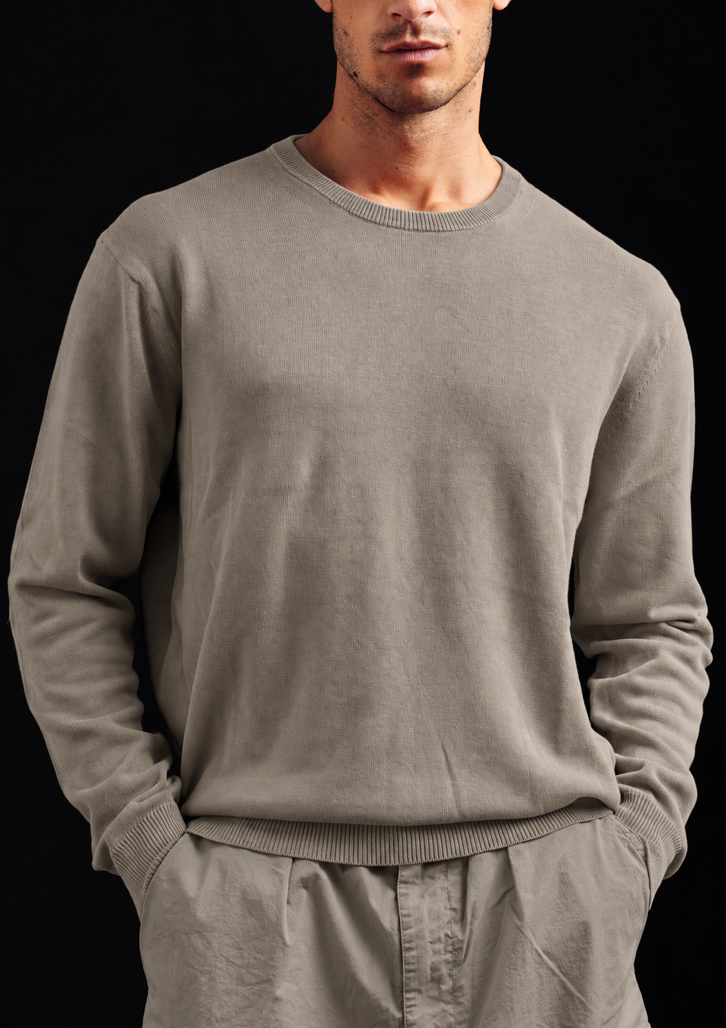 ALOFI K - PLAIN CREW NECK