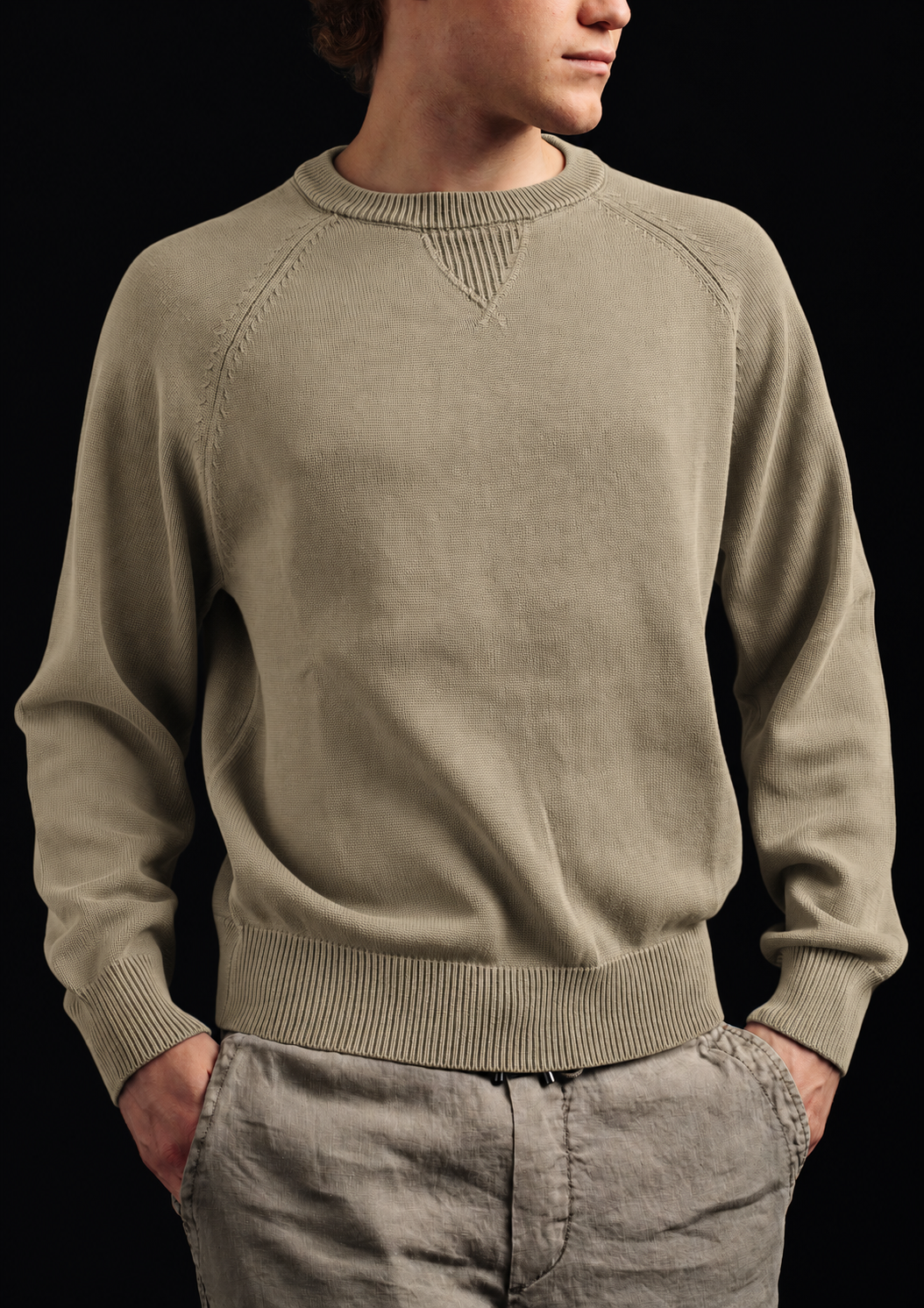 TOKELAU K - CREW FLEECE SWEATER