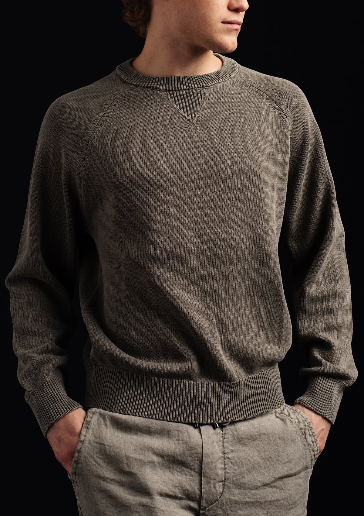 TOKELAU K - CREW FLEECE SWEATER