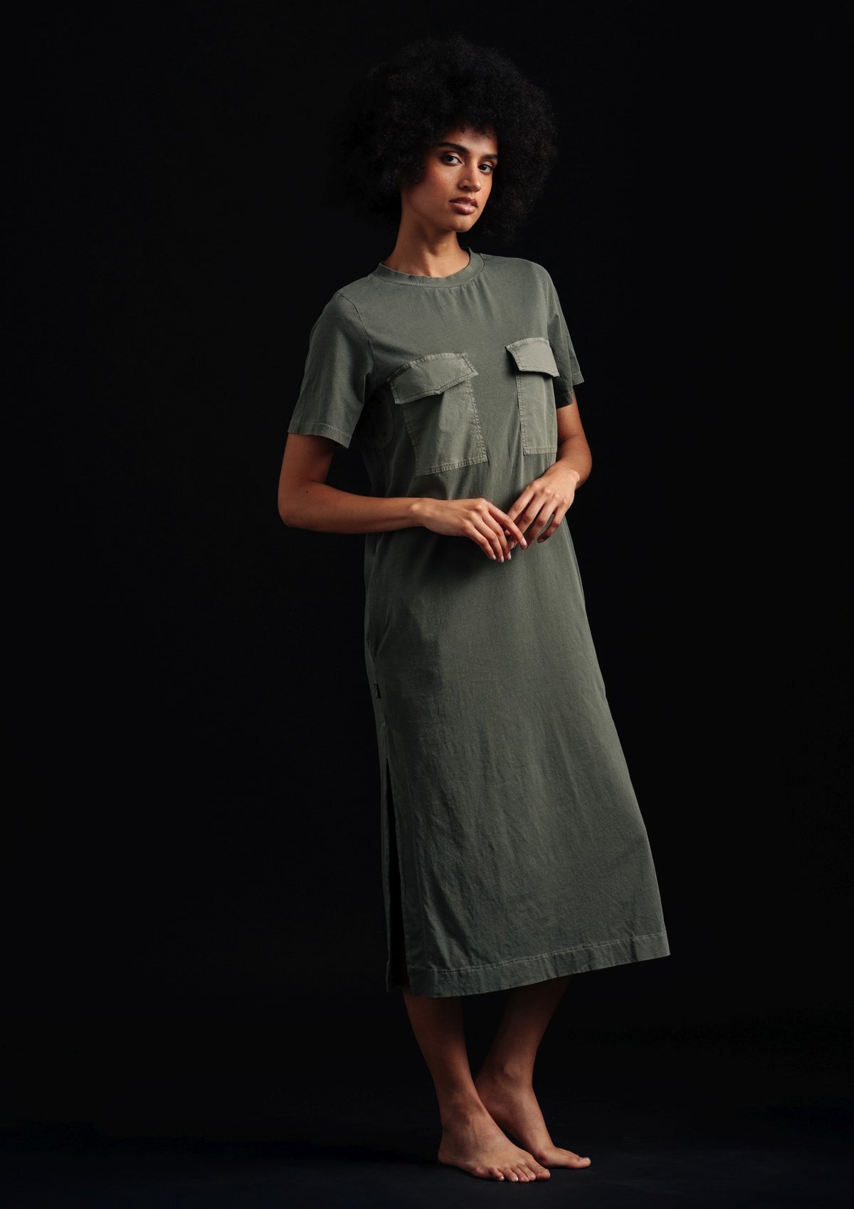 TIRAKAU JR - POCKETS T-SHIRT DRESS