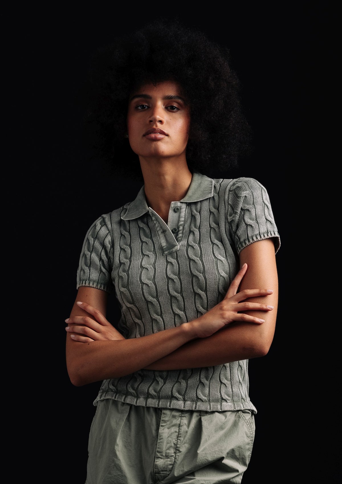 KARAKA K - POLO SHORT SLEEVE CABLE